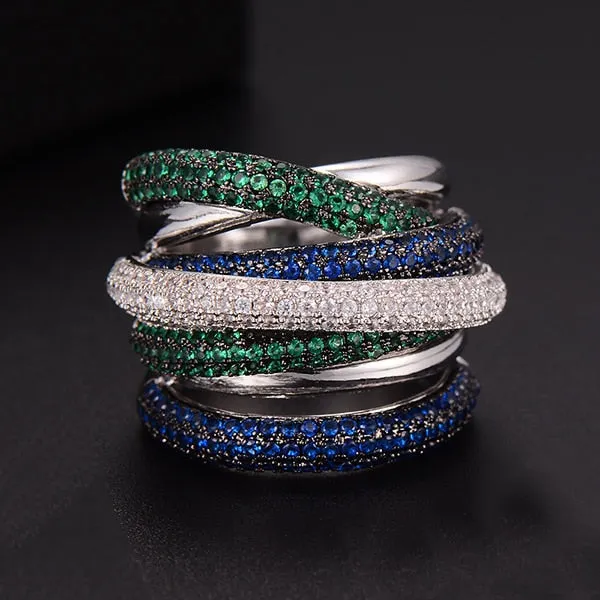 Luxury Statement Stackable Ring For Women