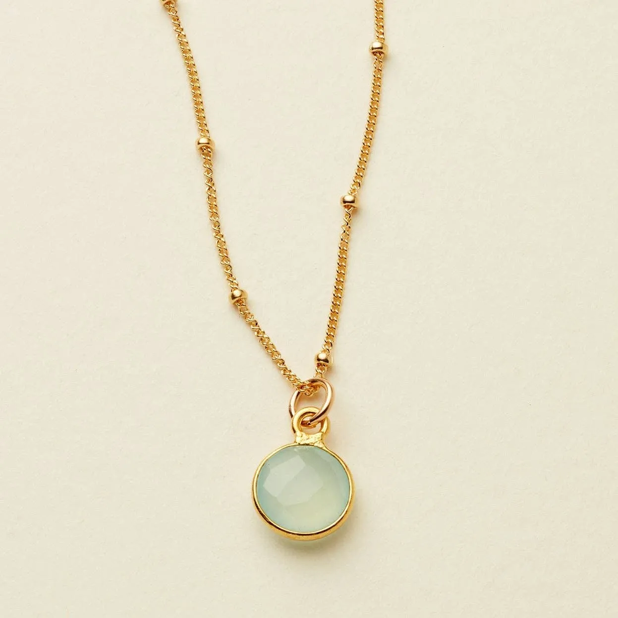 Made by Mary Gemstone Necklace in Dew Drop