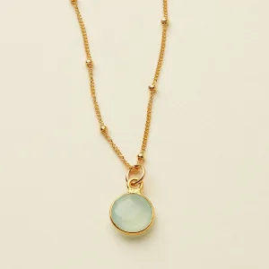 Made by Mary Gemstone Necklace in Dew Drop