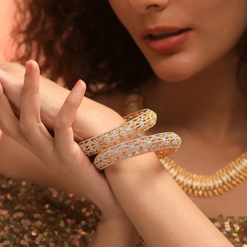 Milena Nakshatra CZ Bangles