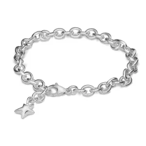 Mini Lifetime Silver Star Charm Bracelet