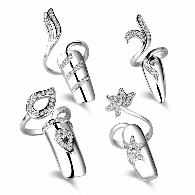 Nail 4 Set Wild King - Pieces Ring