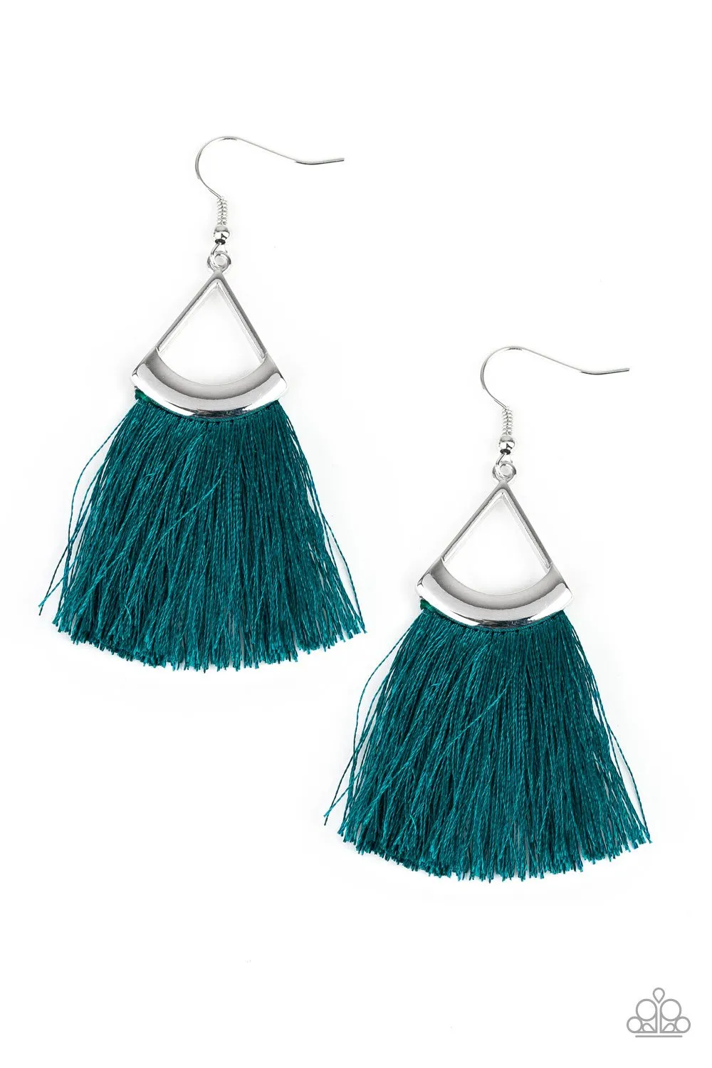 Paparazzi Earring ~ Tassel Tuesdays - Blue