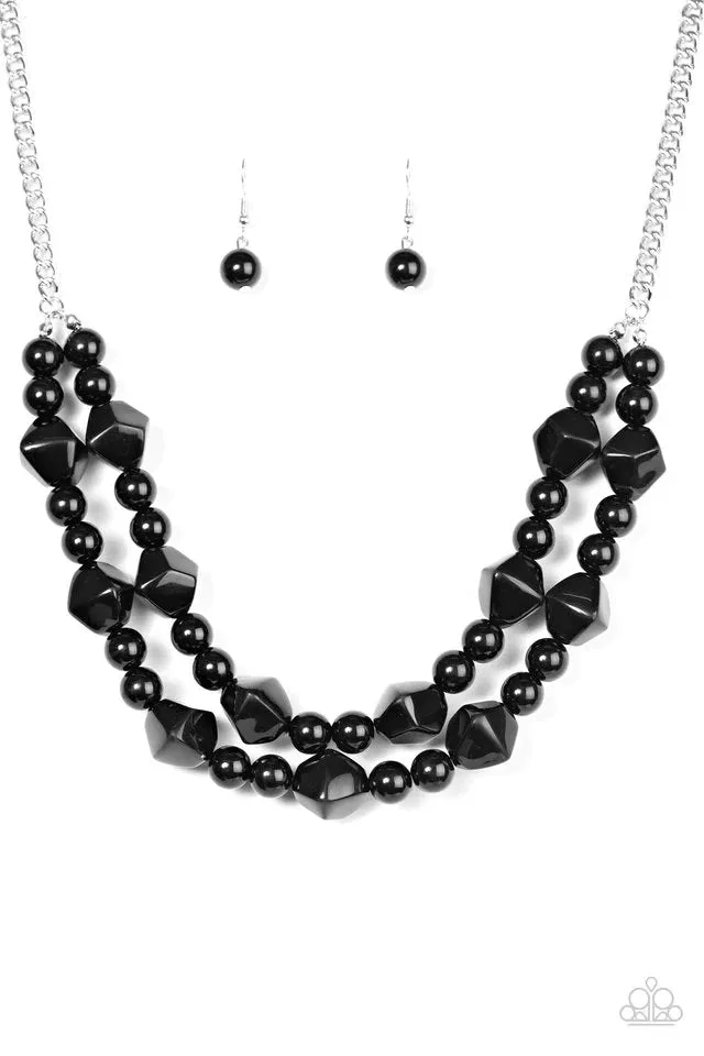 Paparazzi Necklace ~ Galapagos Glam - Black