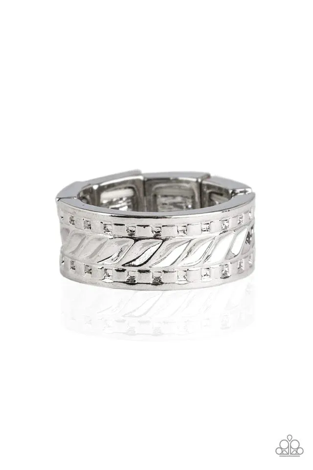 Paparazzi Ring ~ Revel - Silver