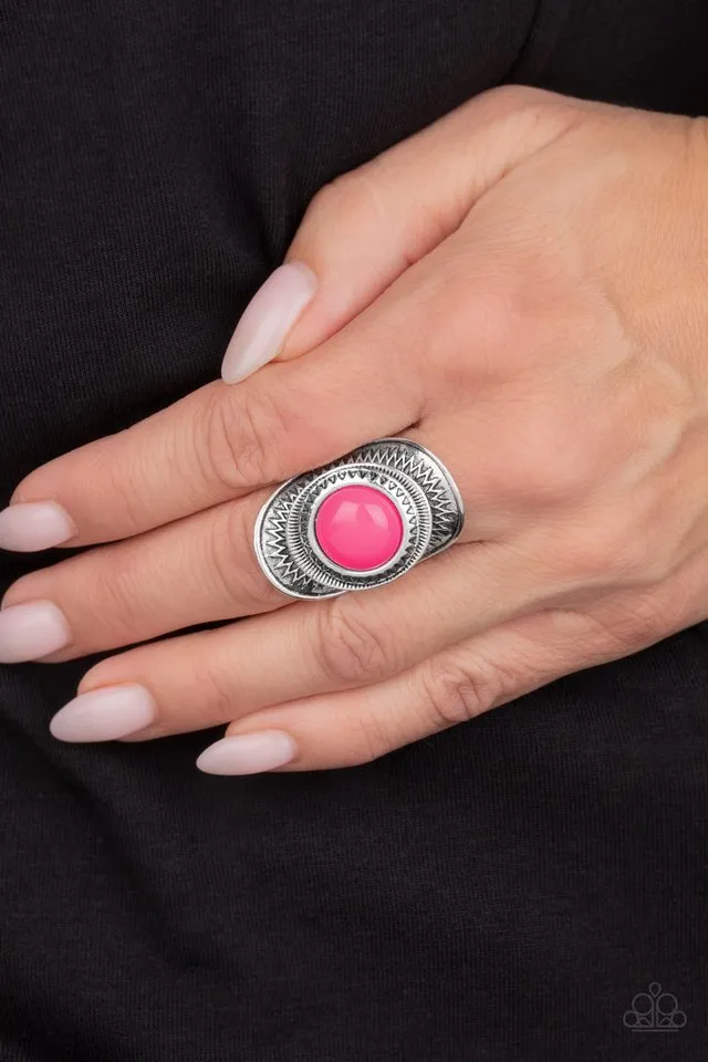 Paparazzi Ring ~ Sunny Sensations - Pink