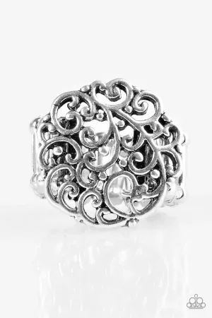 Paparazzi Ring ~ Thrills and Frills - Silver