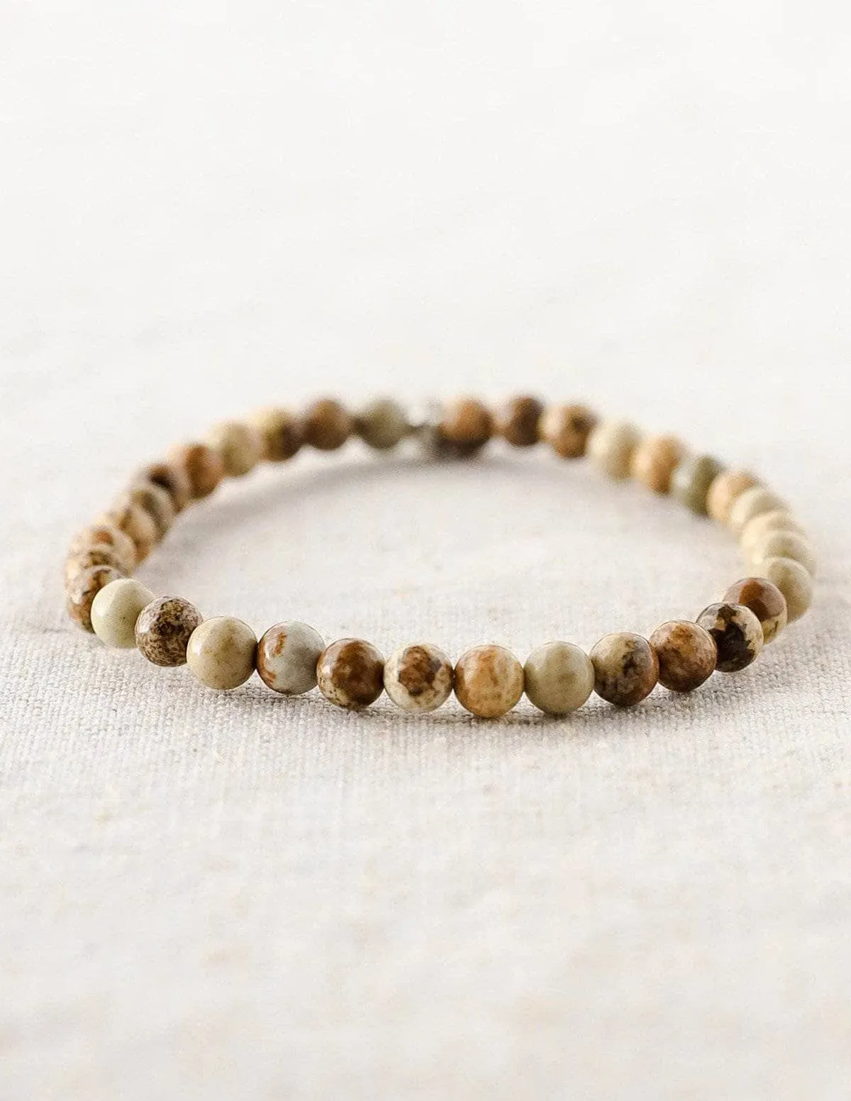 Picture Jasper Mini Gemstone Bracelet