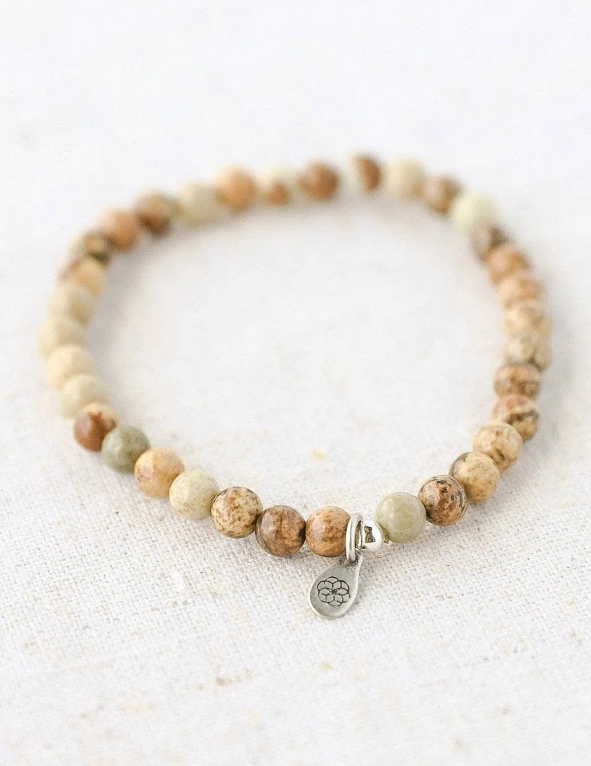 Picture Jasper Mini Gemstone Bracelet