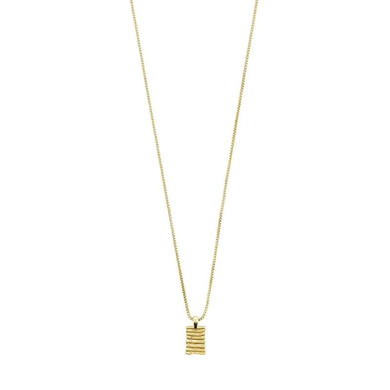 Pilgrim - Jemma Square Necklace - Gold Plated