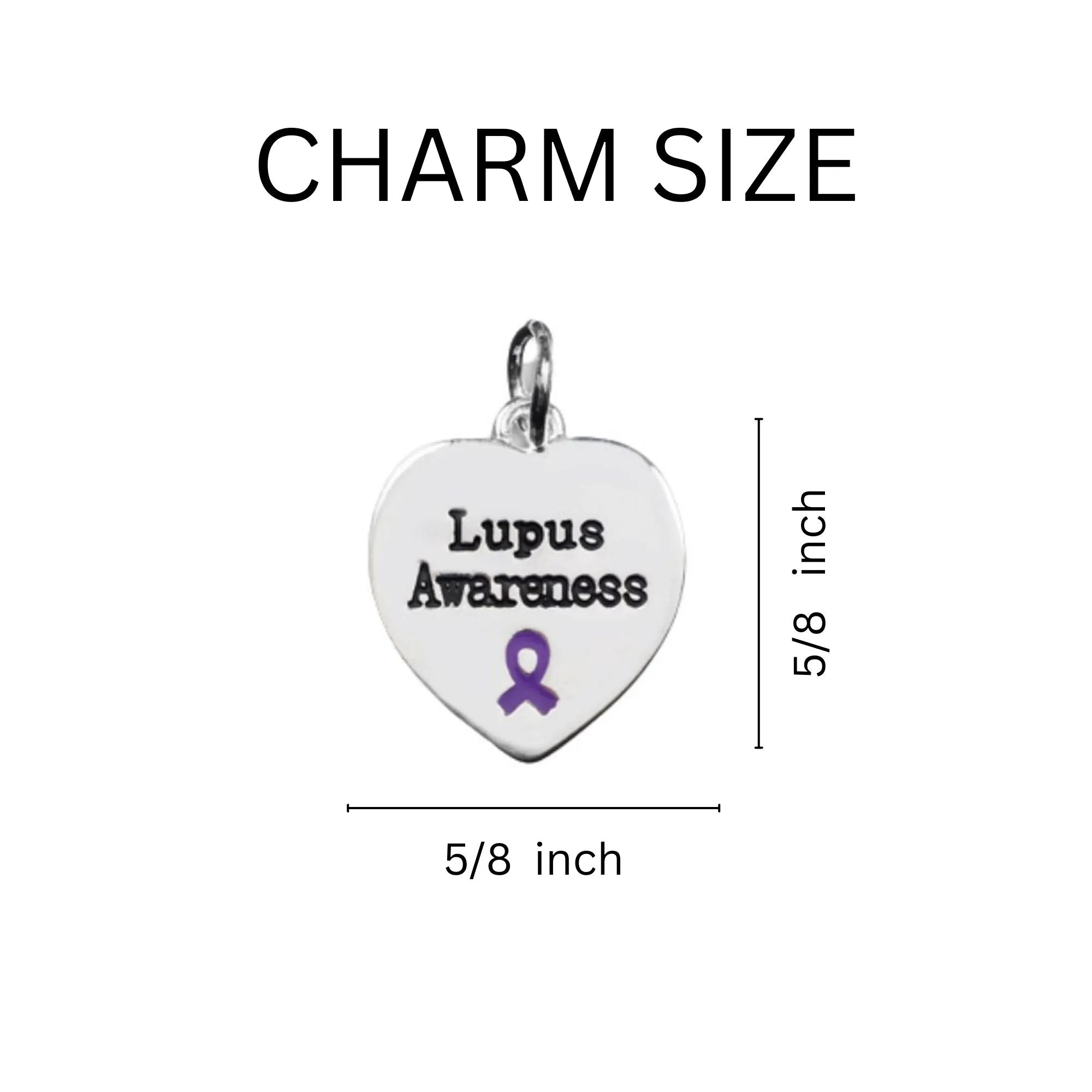 Purple Ribbon Lupus Awareness Rope Bracelets