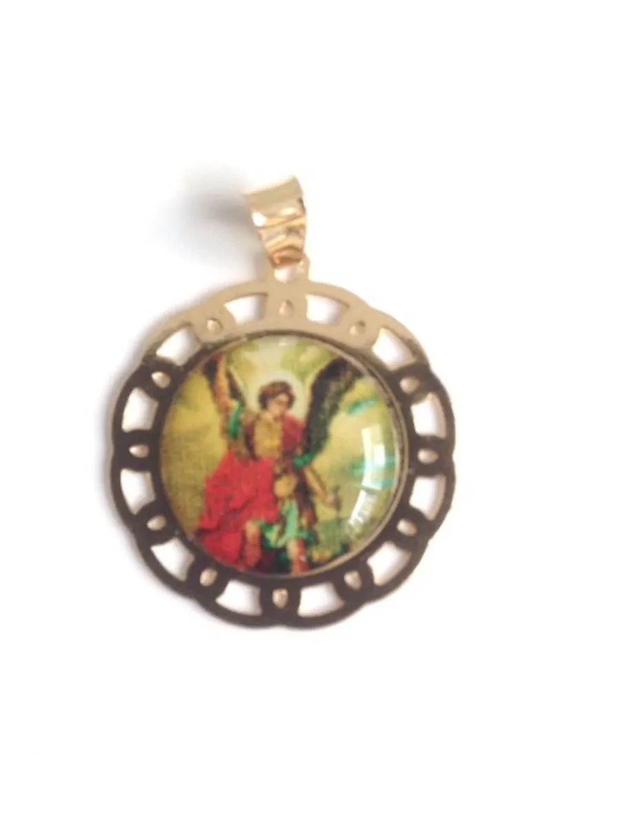 Religious Gifts Archangel St Michael Small Medal Necklace