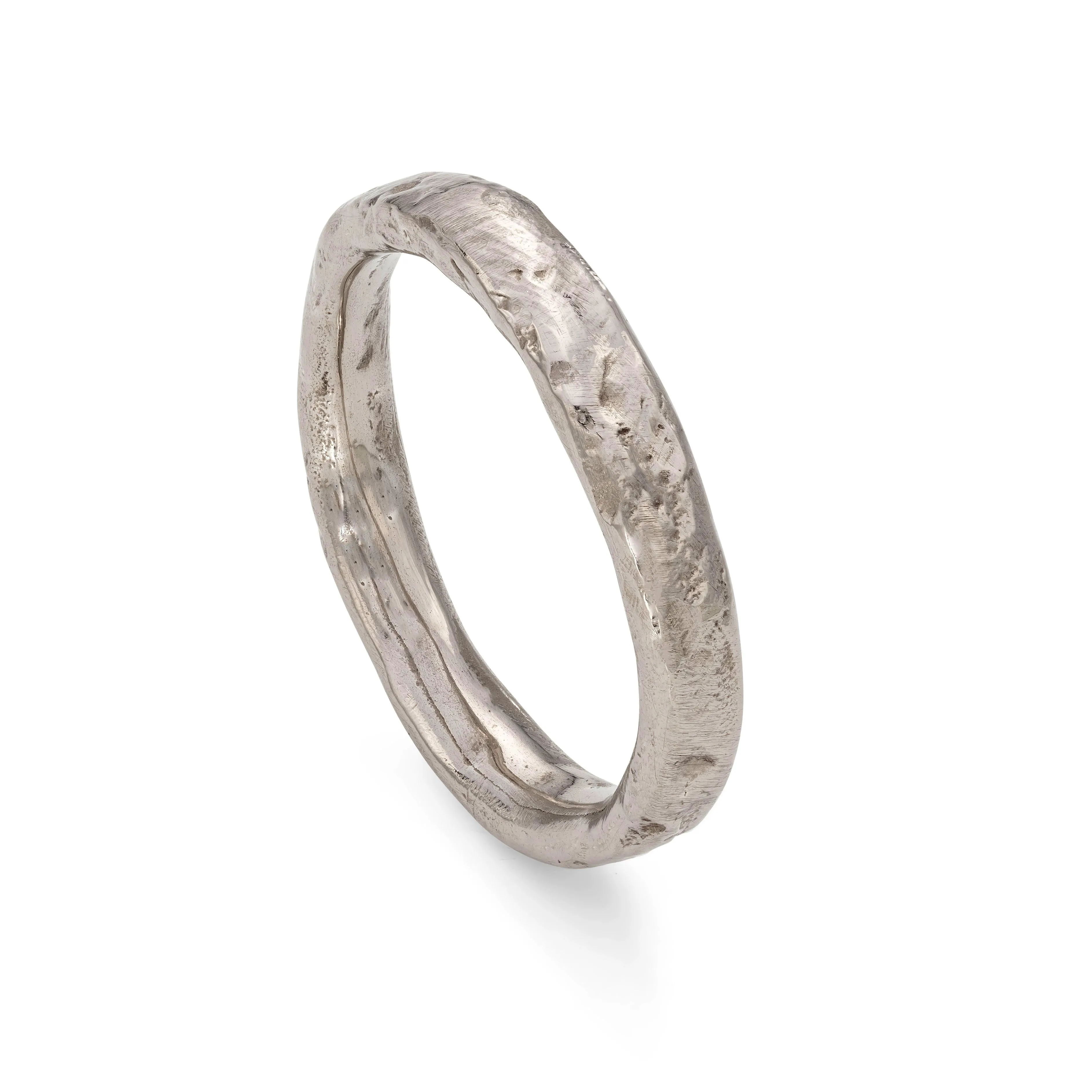 Rock Medium Ring 18ct White Gold