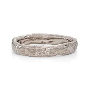 Rock Medium Ring 18ct White Gold