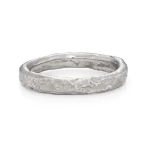 Rock Medium Ring Platinum