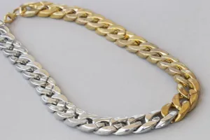 SILVER & GOLD NECKLACE