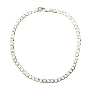 Silver Curb Link Bracelet