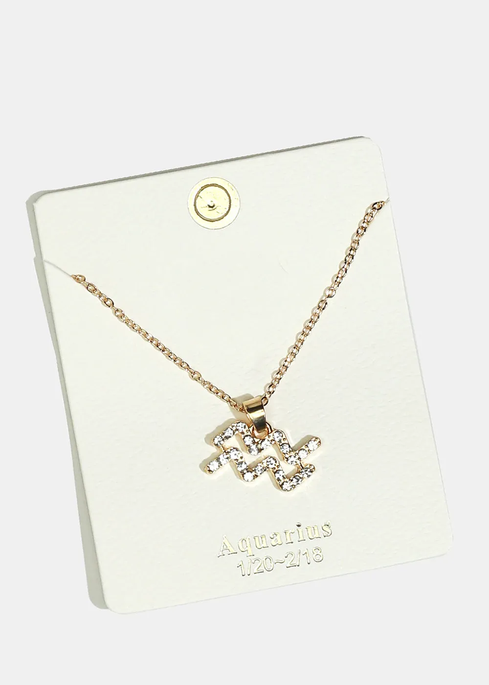 Sparkly Aquarius Necklace