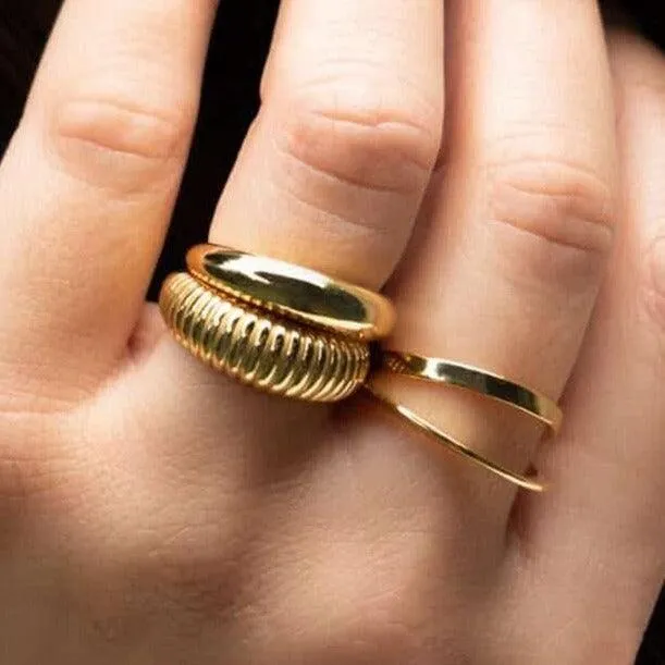 Surprise Bag - Set of 3 Vermeil Stacking Rings