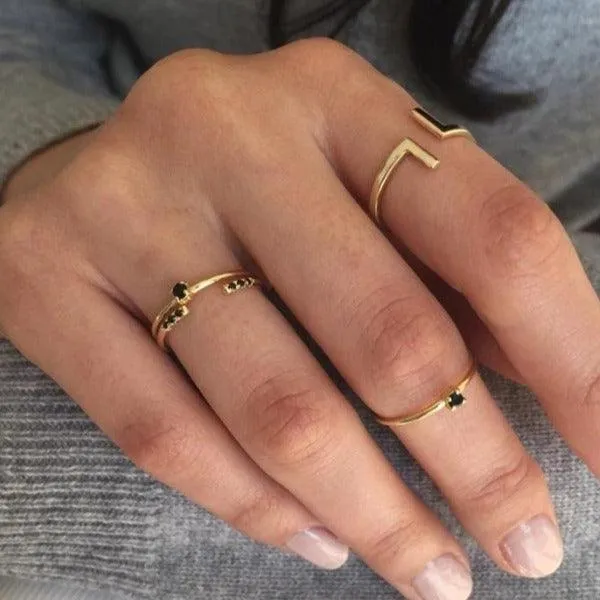 Surprise Bag - Set of 3 Vermeil Stacking Rings