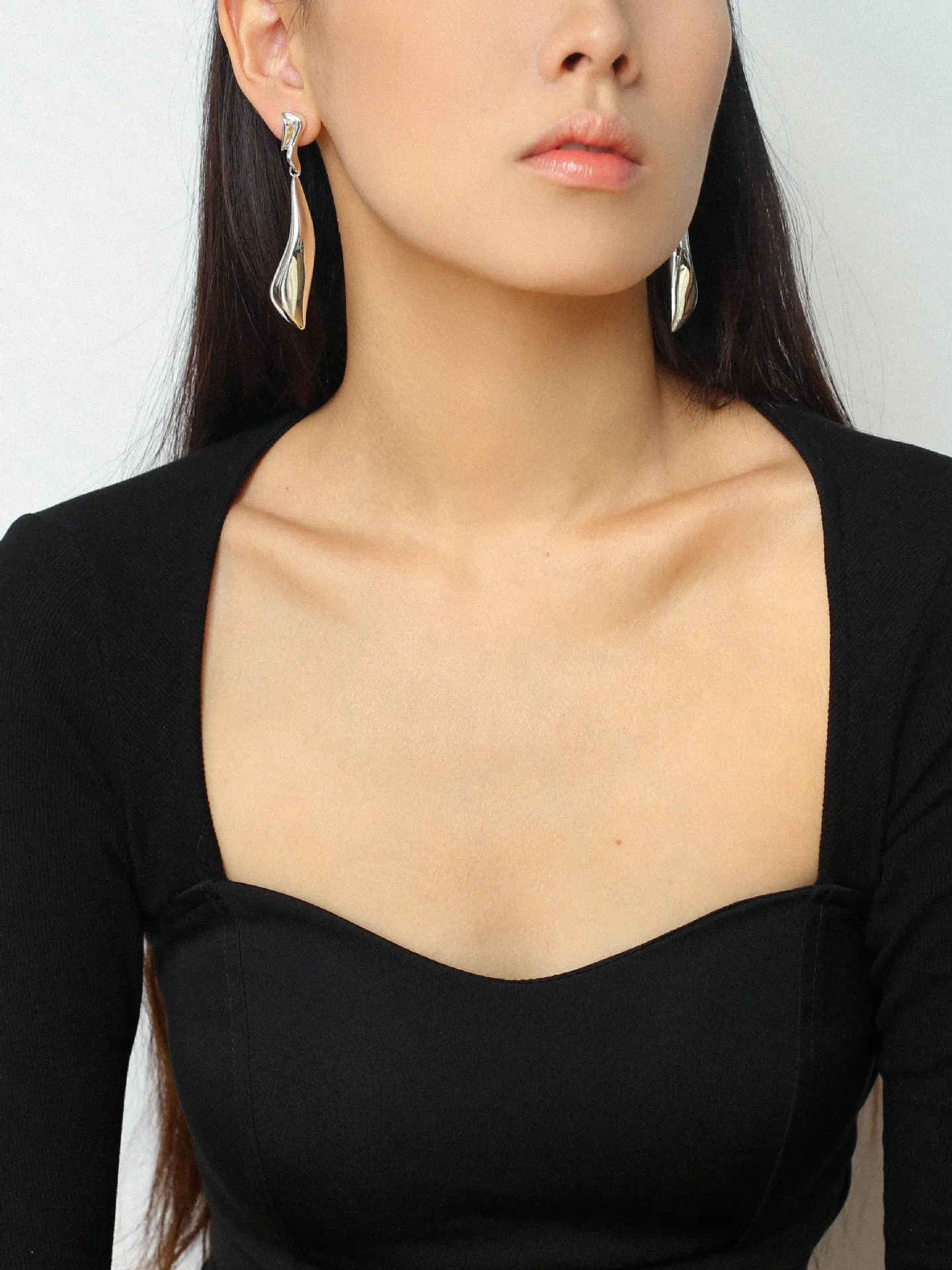 Unique Irregular Long Line Drop Earrings