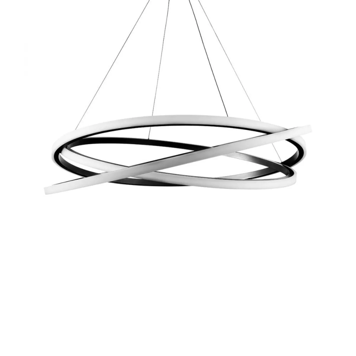 Veloce 48 in. LED Chandelier Black Finish