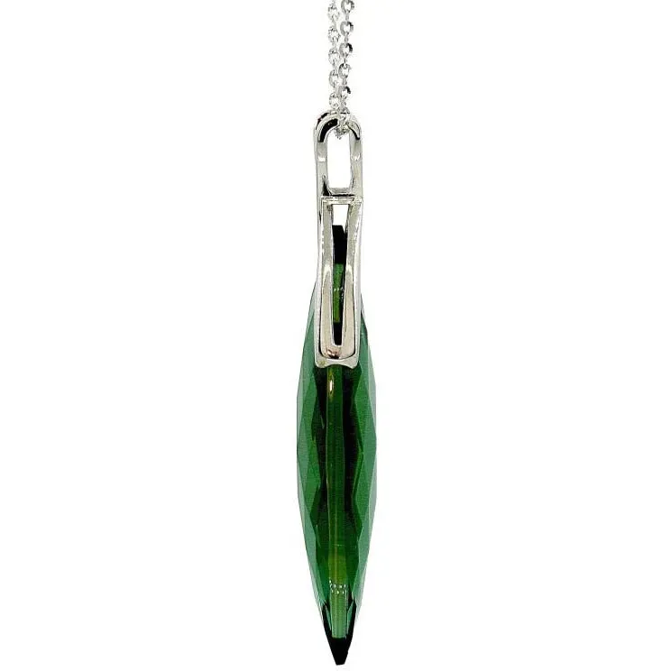 Vivace Marquis Green Quartz Necklace