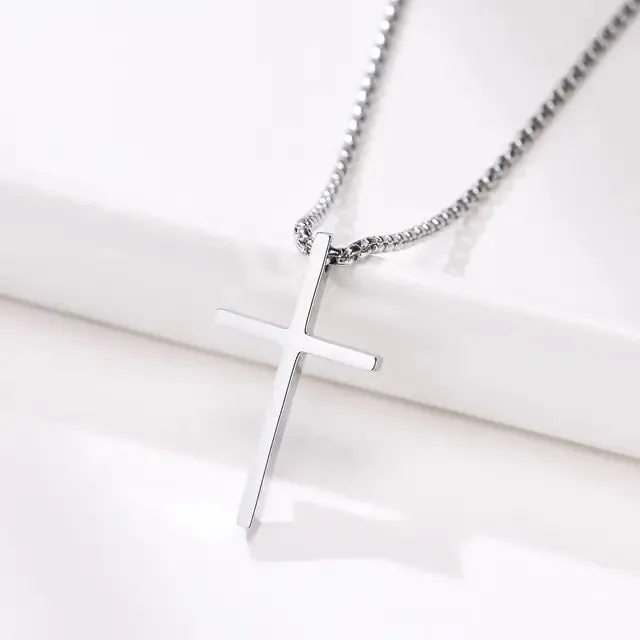 Vnox Mens Cross Necklaces