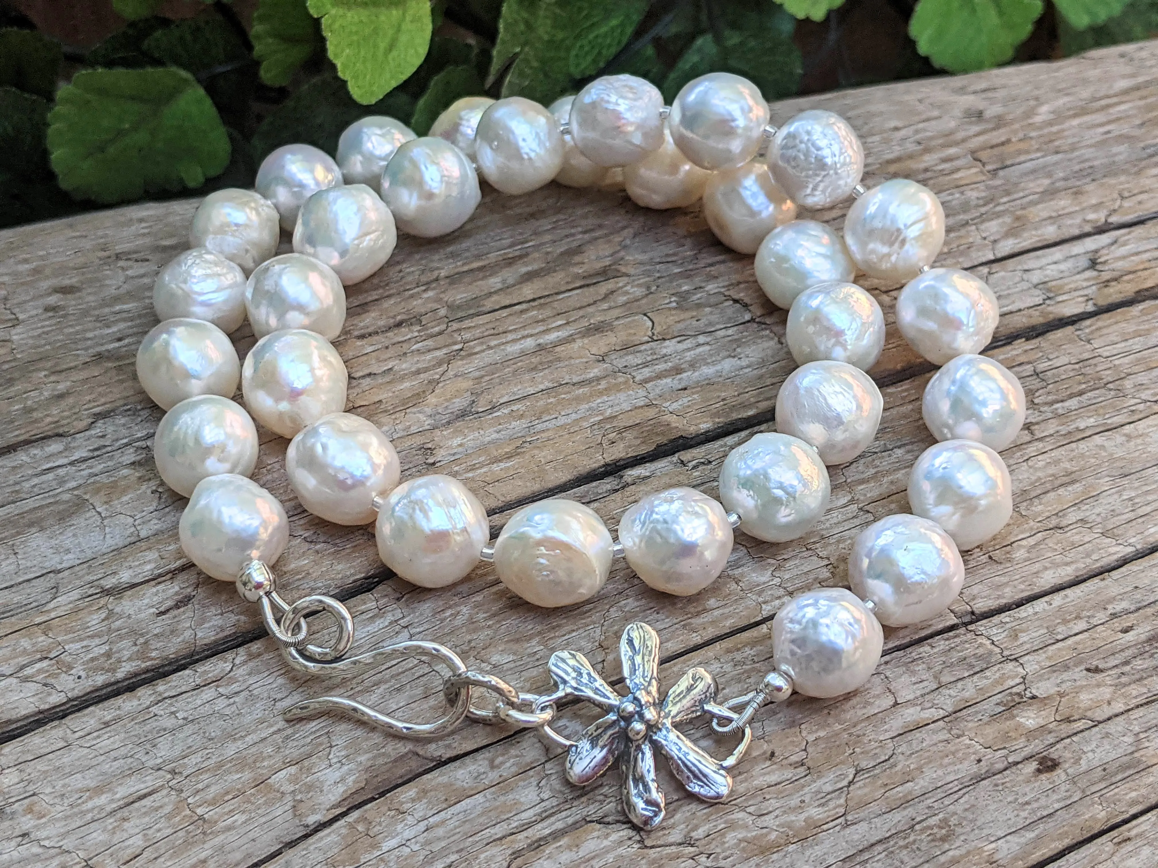 White Edison Pearl Necklace